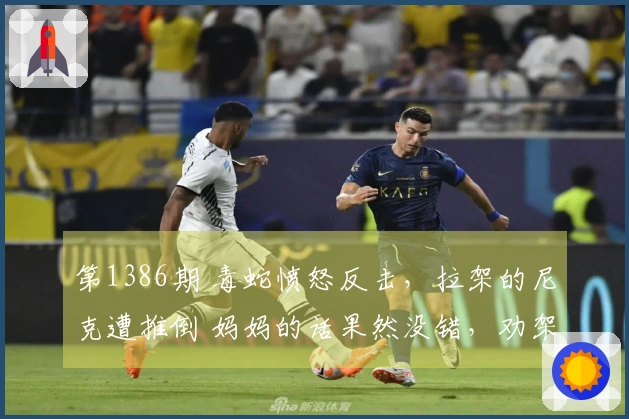 第1386期 毒蛇愤怒反击，拉架的尼克遭推倒 妈妈的话果然没错，劝架的人常被殃及